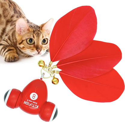 Kitifish Interactive Cat Toy, Automatic Fish Toy with Motion Activation, USB Rechargeable, Fun Exercise Toy for Indoor Cats and Kittens, Ideal Gift