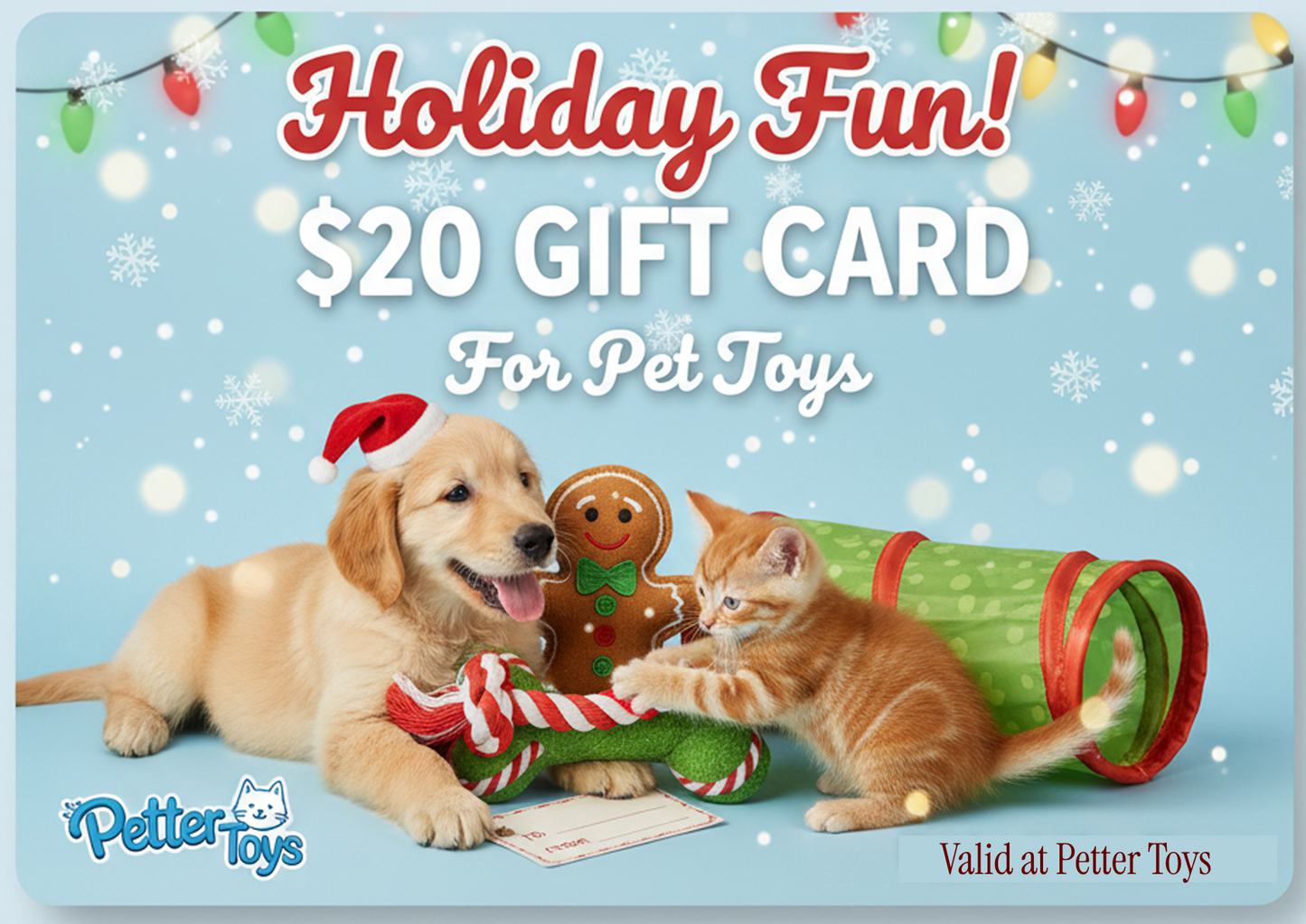Petter Toys Gift Card $20